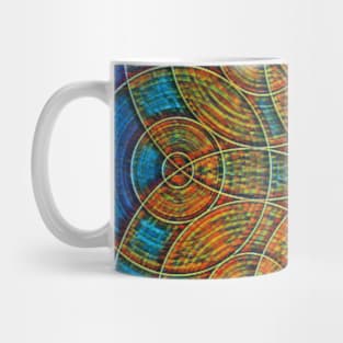 Flower Of Life Rust Mug